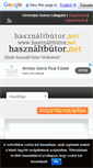 Mobile Screenshot of hasznaltbutor.net