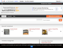 Tablet Screenshot of hasznaltbutor.net